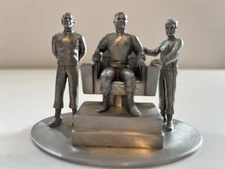  Star Trek Rawcliffe Pewter Figurine To Boldly Go...Capitan Kirk Spock Numbered 