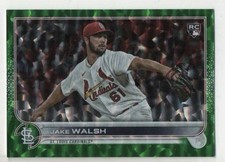2022 Topps Update Series Jake Walsh RC Rookie US306 Green Foil /499 Cardinals