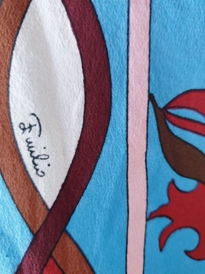 Tolles Emilio Pucci Damen Seidentuch Tuch Damen Emilio Pucci