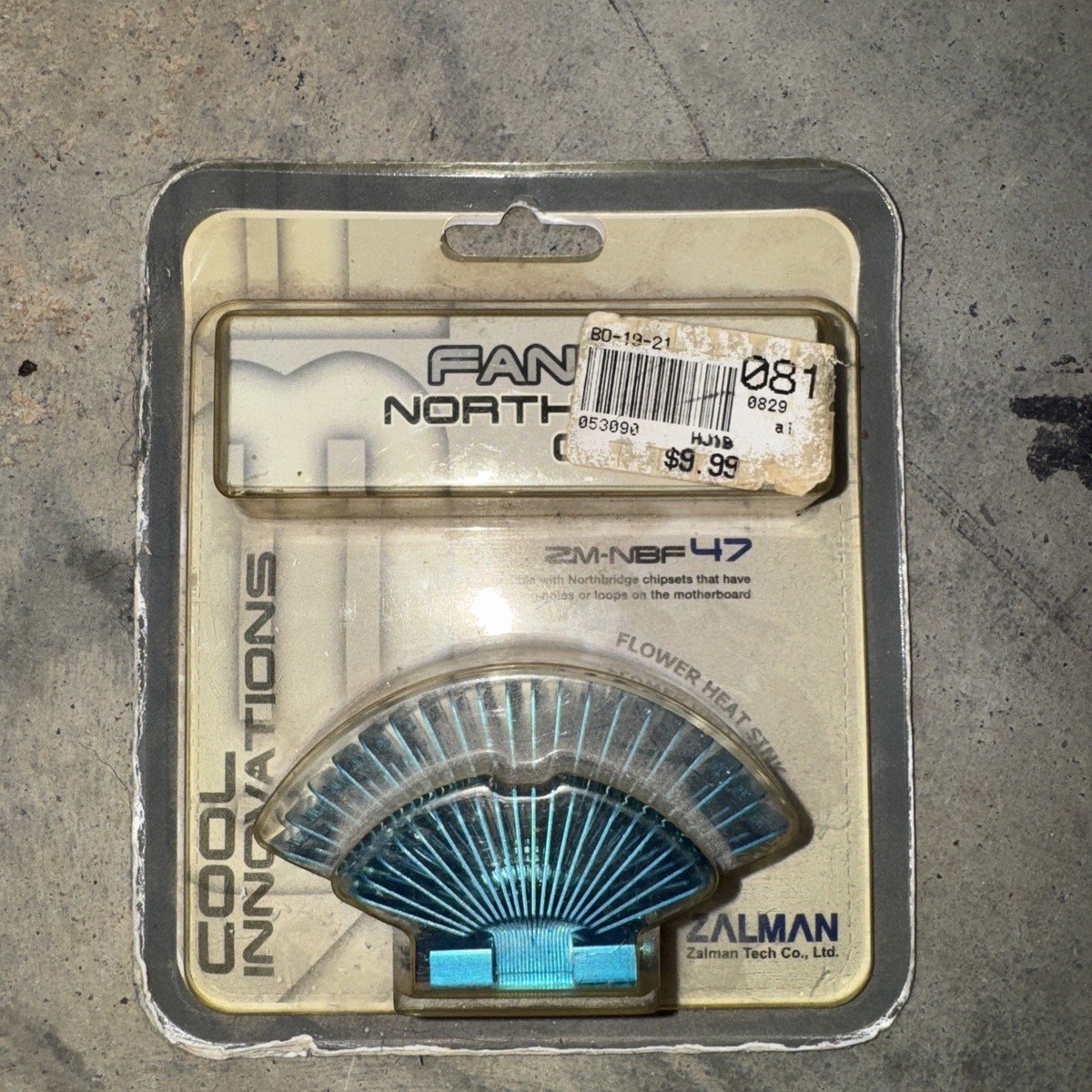 Zalman ZM-NBF47 Blue Flower Passive Chipset North Bridge Cooler