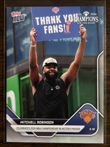 Mitchell Robinson – Mitchell Robinson - 2025-26 NBA Topps NOW® - Card OS03 - PR: 2871