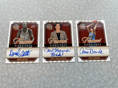 2010 Panini Hall of Fame #DL Anne Donovan Famed Signatures #/899