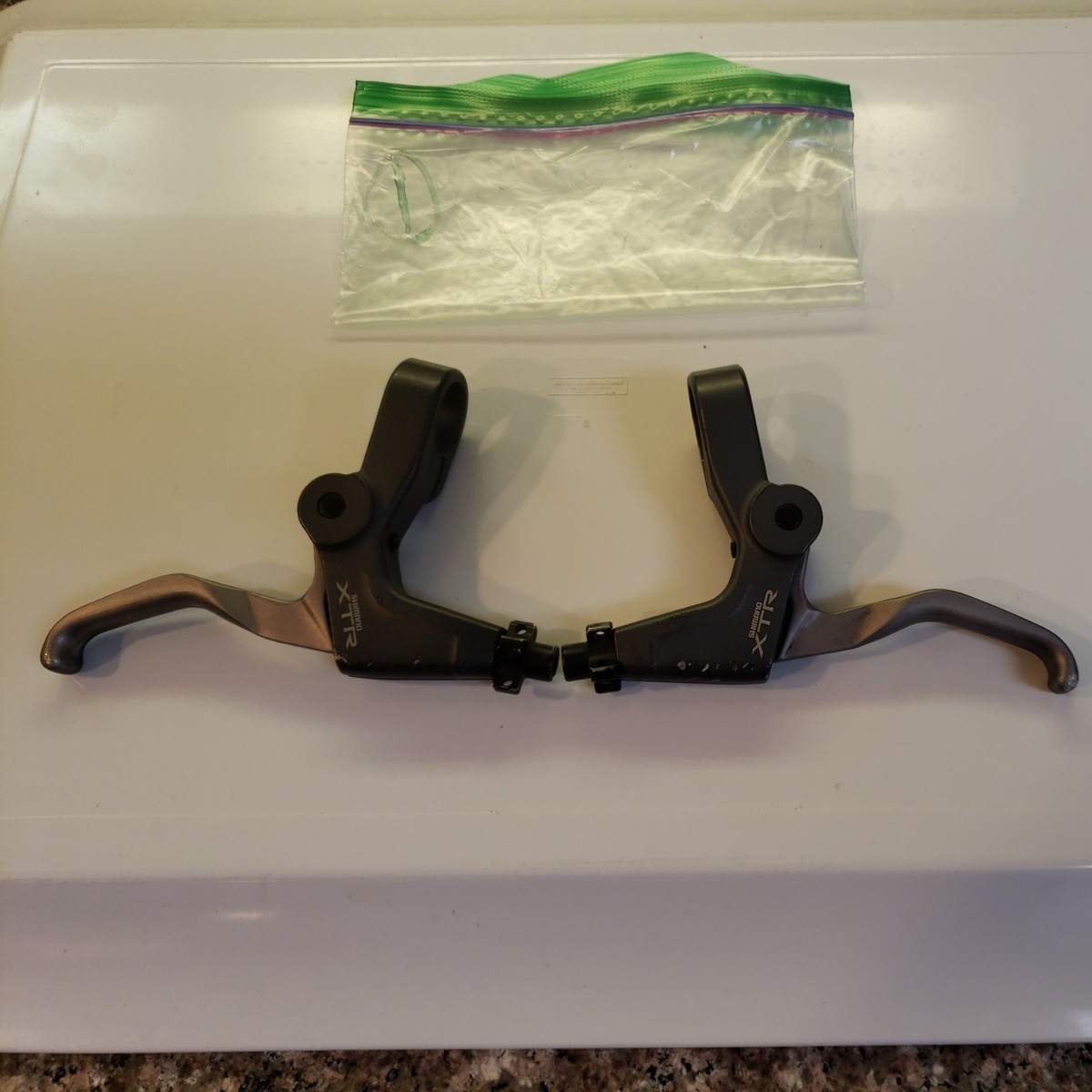 VINTAGE SHIMANO XTR BL-M950 V-BRAKES LINEAR PULL BRAKE LEVERS