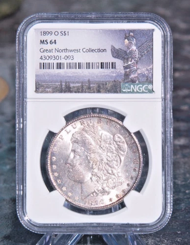 1899 O Morgan Silver Dollar NGC MS64