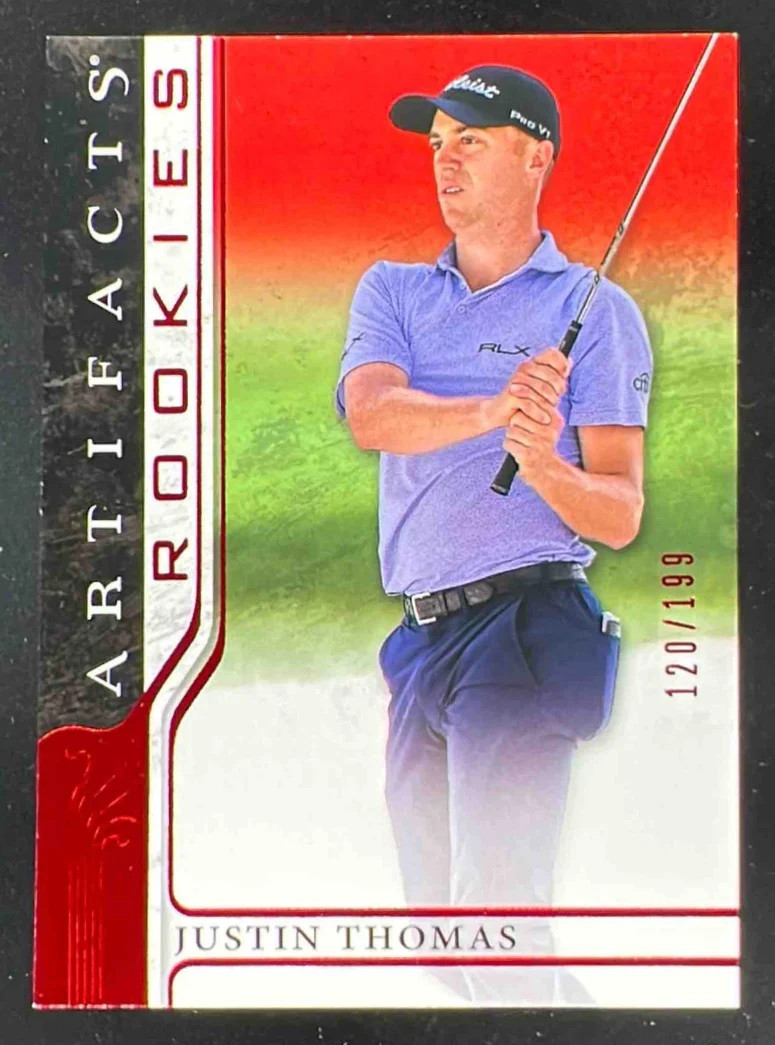 2021 Upper Deck Artifacts Red #80 Justin Thomas /199