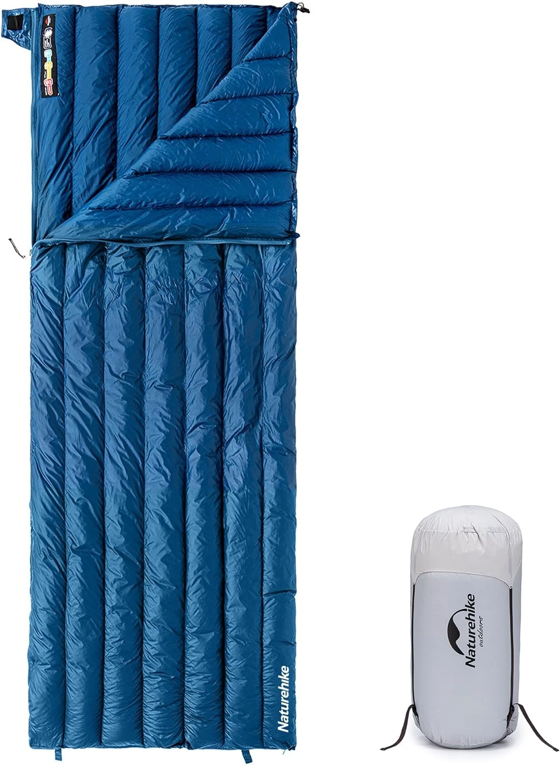 Ultralight 650 Fill Power Down Sleeping Bag for 3-Season Hiking & Camping