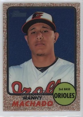 2017 Topps Heritage Chrome 517/999 Manny Machado #THC-420 ex0