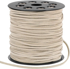 2.6Mm Suede Cord, 100 Yards Flat Faux Leather Cord String