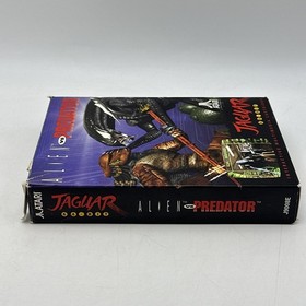 Alien vs Predator &ndash; Atari Jaguar &ndash; 1994 &ndash; In Box w/ Manual & Overlays TESTED