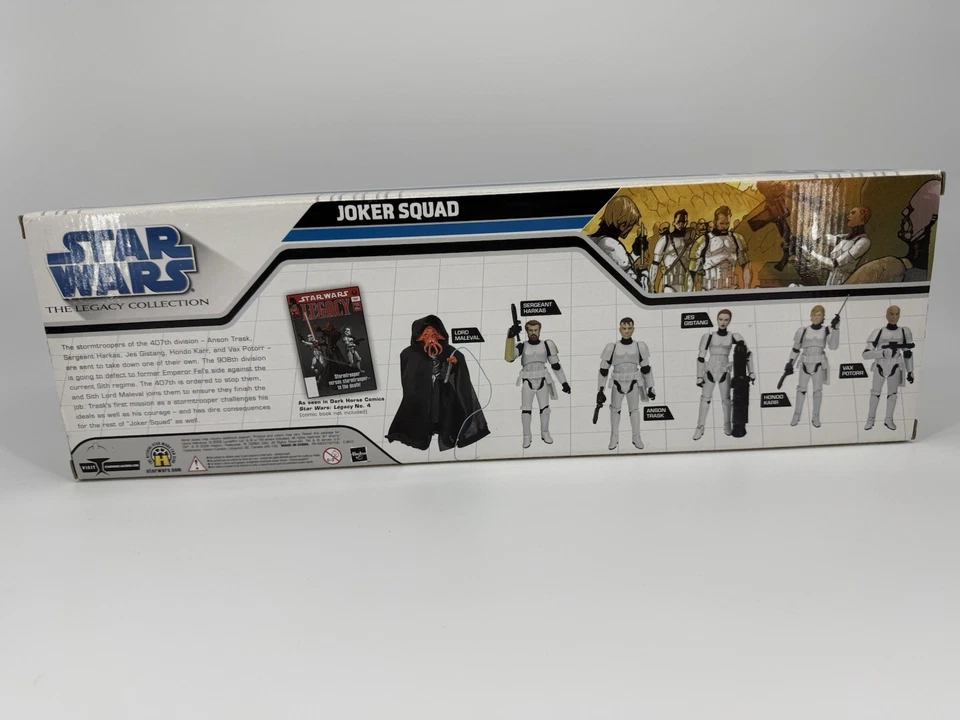 Star Wars The Legacy Collection Joker Squad - Entertainment Earth Exclusivo Sin usar, en caja Foto 2 de 2