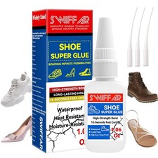 Shoe Glue, Super Clear Shoe Glue Sole Repair, Heavy Duty Repair Adhesive for Boo