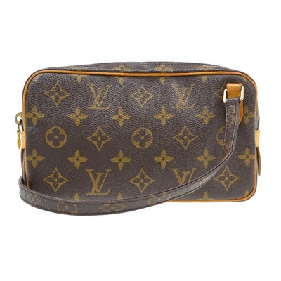 Louis Vuitton Pochette Marly Bandouliere Monogram Canvas Brown Shoulder Bag