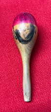 Vintage Wood Wooden Maracas Shaker