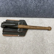Vintage 1964 Military Folding Shovel Trench Tool Pick 5120 12-121 1532 Sheath