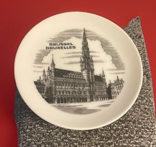 Brussels Stadhuis Hotel De Ville Porcelain Plate