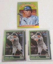 AARON JUDGE Donruss Optic Lot-3 2020 Diamond Kings Lime Green #30, 2025 Holo #50