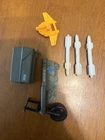 Vintage 1984 GI Joe Killer Whale Hovercraft MOTO-4 Motorcycle Missiles Parts