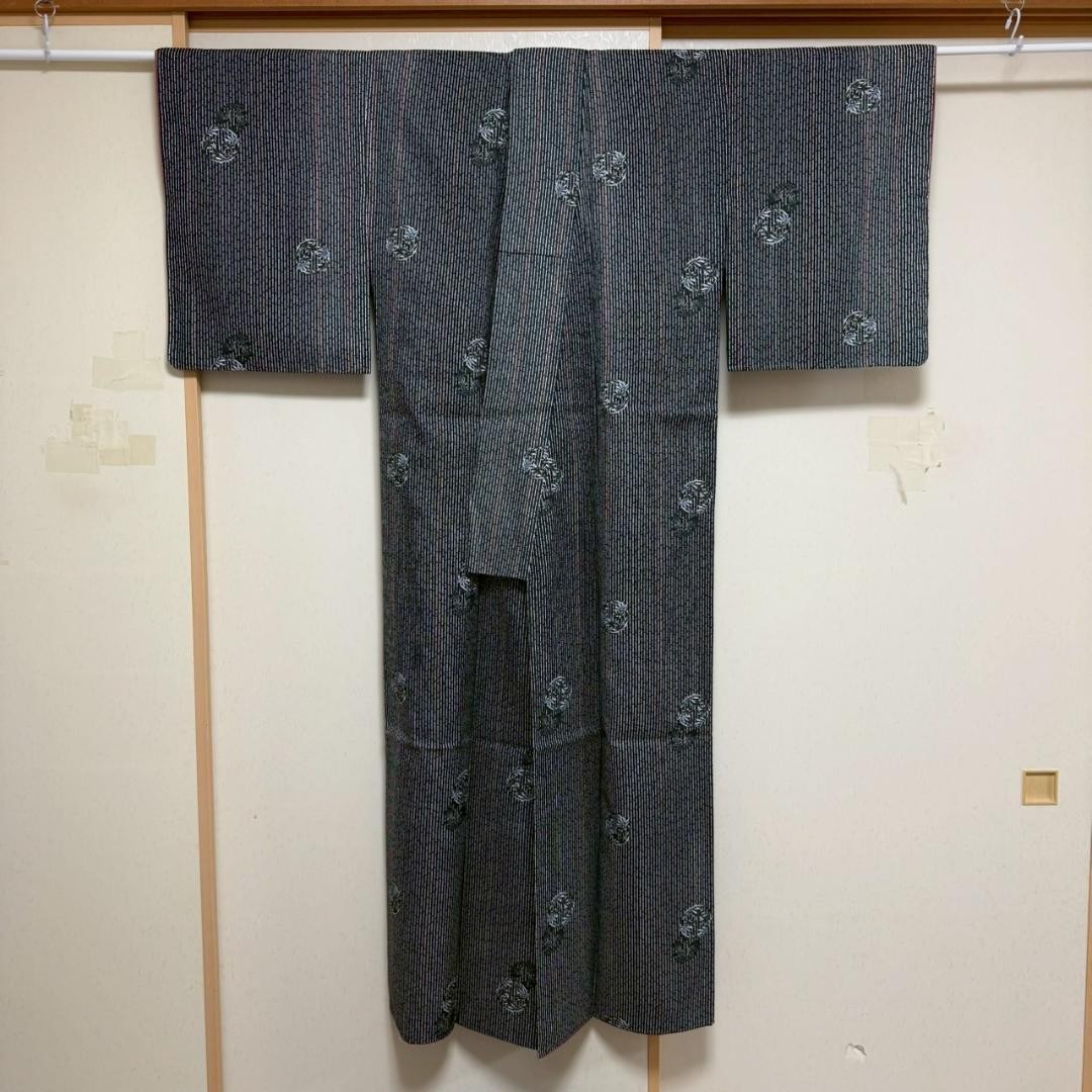 Kimono Washable Small Pattern Polyester Synthetic… - image 2