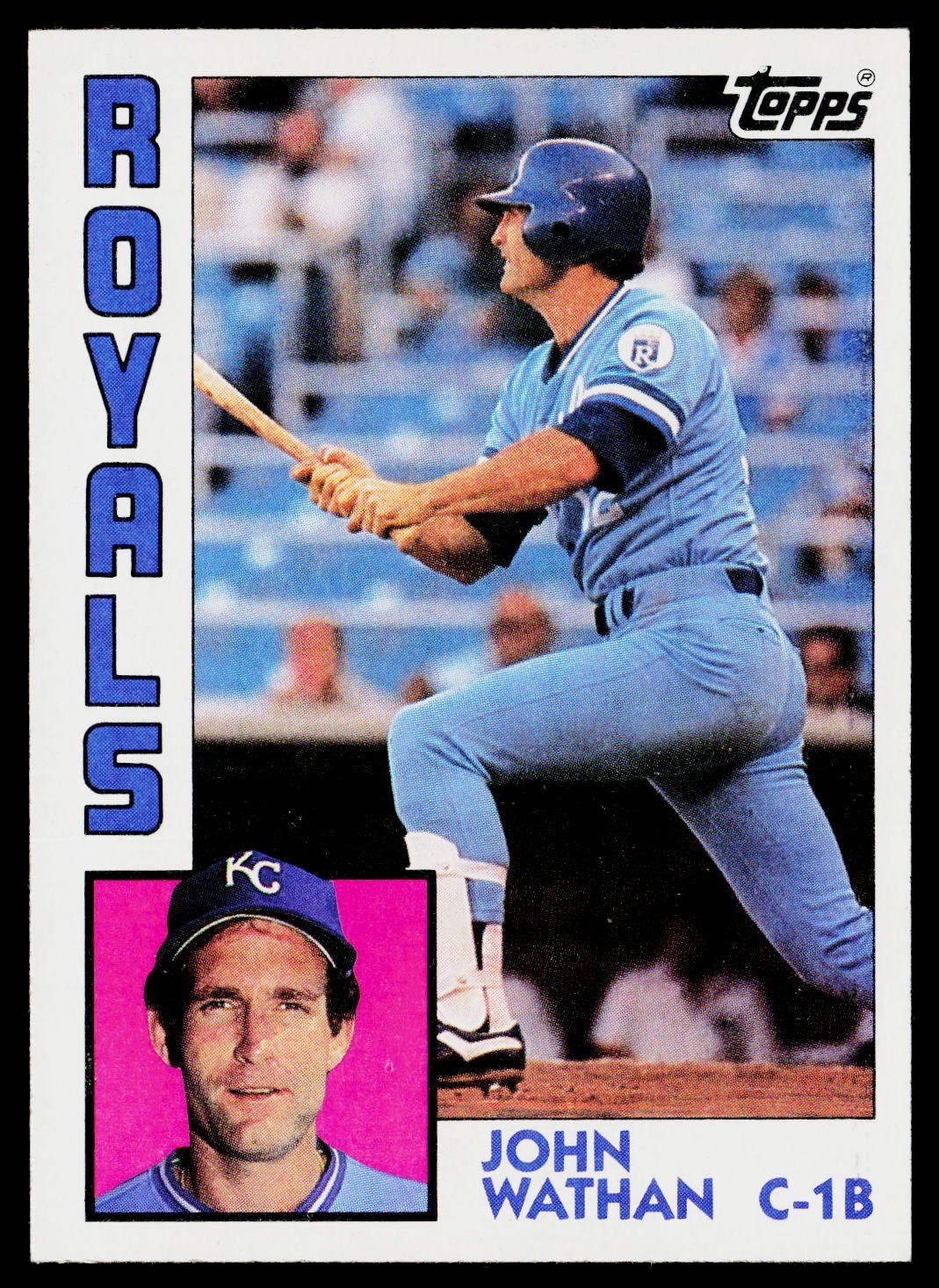 1984 Topps #602 John Wathan