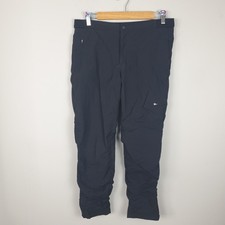 Uniqlo Warm Lined Trousers Mens W32 Black Cargo Technical Outdoor Performance