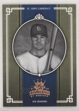 2005 Donruss Diamond Kings Bronze Black & White 93/100 Jim Edmonds #209 0nr3