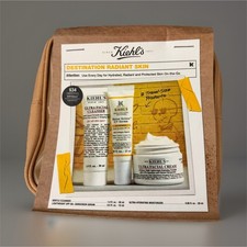 Kiehl's Destination Radiant Skin Set Cleanser Moisturizer SPF 50+ Travel