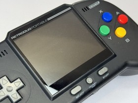 RetroDuo Portable V2 - SNES Bundle - Games, Controllers, Adapter, Cords - Tested