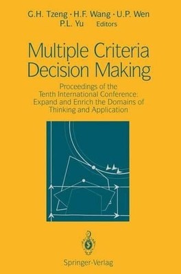 Multiple Criteria Decision Making - 9781461276265