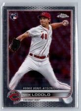 2022 Topps Chrome Update #USC65 Nick Lodolo ROOKIE Cincinnati Reds