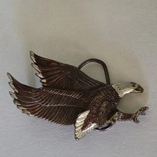 The Great American Buckle Company Chicago Eagle Belt Buckle 1979 Free 🇨🇦 Ship✅