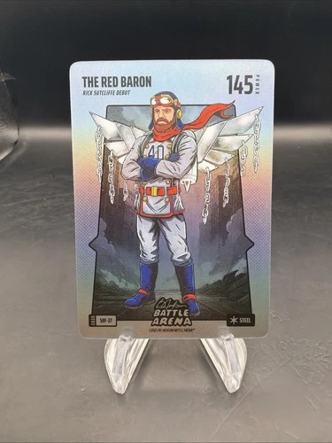 2026 Bo Jackson Battle Arena The Red Baron Silver Battle Foil Steel Power 145