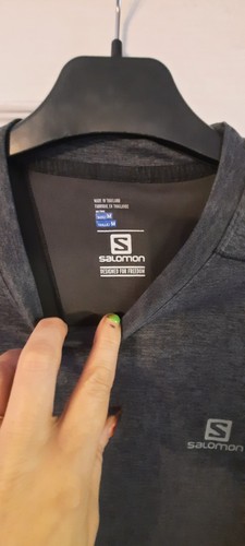 SALOMON AdvancedSkin ActiveDry ls top grigio taglia m - Foto 3 di 7