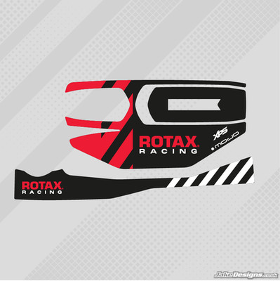 ROTAX MAX EVO BATTERY BOX STICKER KIT - KARTING