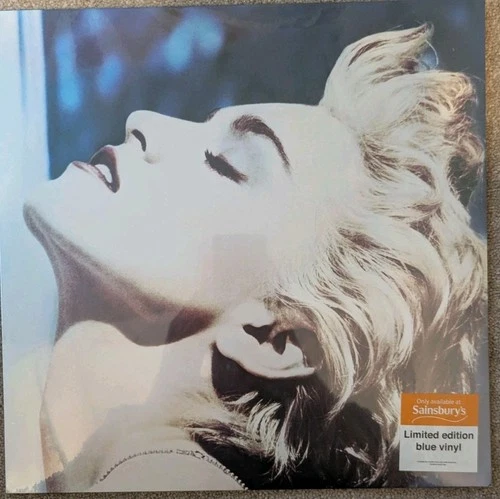 Madonna - True Blue. Ltd Edn Sainsbury's Blue Vinyl LP. New. Rare!