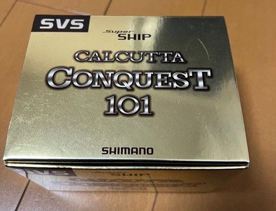 Shimano 01 Calcutta Conquest 101 Baitcast Angelrolle linker Griff