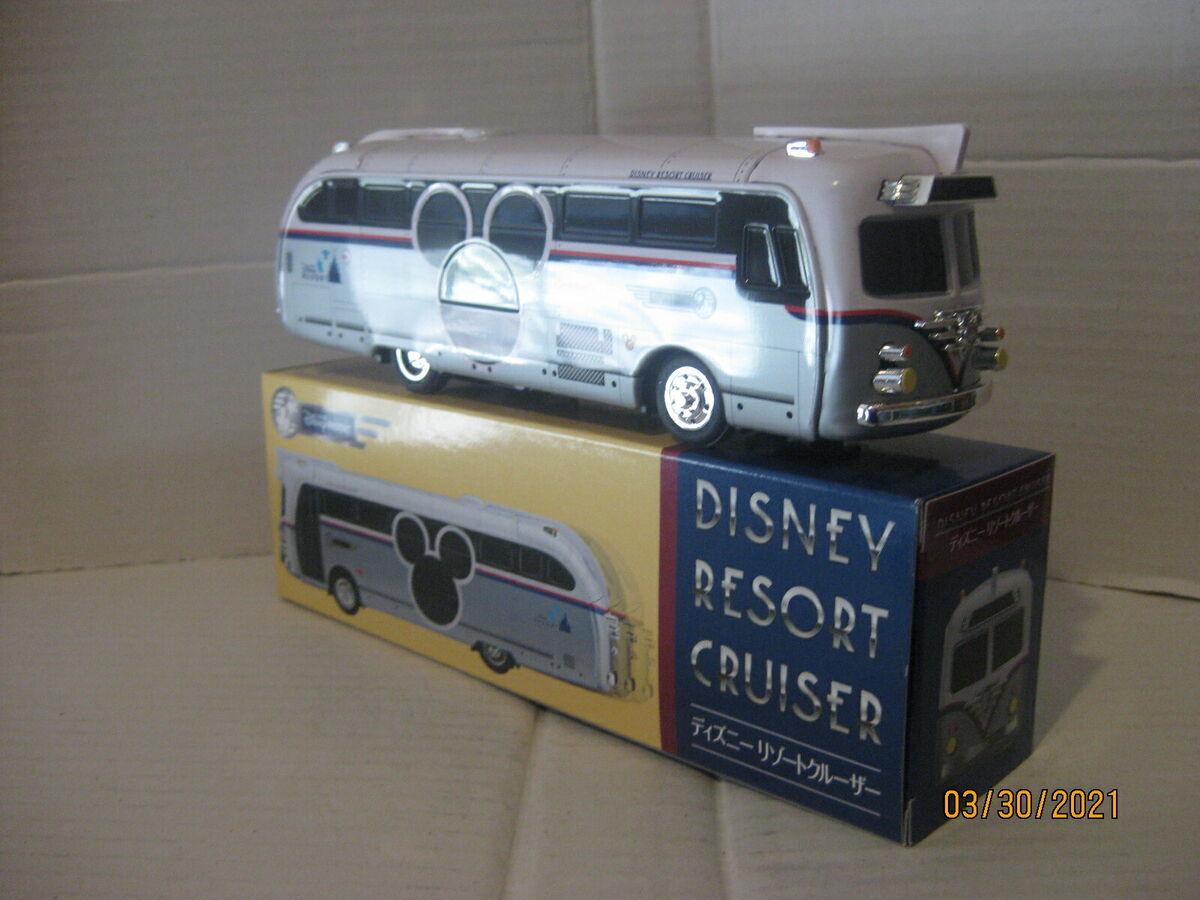 Disney Resort Cruiser tinplate friction drive bus 9 Disney Resort Cruiser tinplate friction drive bus 9