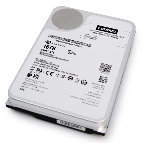 Seagate/Lenovo Exos X18 16TB SAS 12Gb/s 3.5in HDD ST16000NM004J 2TW203-155 - Picture 8 of 8
