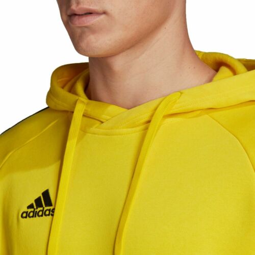 Adidas Mens Core 18 Hoodies Hoody Sweatshirt Fleece Cotton Warm Pullover Top - Picture 18 of 25