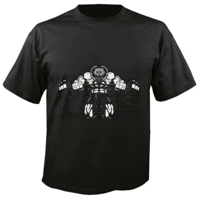 T-Shirt LÖWE BODYBUILDING GYM KRAFTTRAINING FITNESSSTUDIO MUSKELAUFBAU