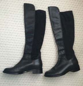 cole haan black tall boots