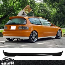 Fits 92-95 Honda Civic Hatchback Rear Bumper Valance Diffuser Lip Type-R Style