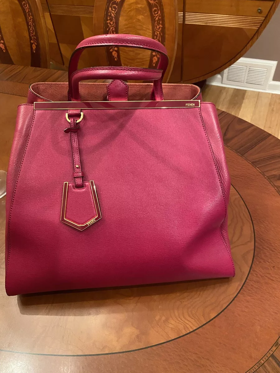 FENDI: bag in smooth leather - Pink