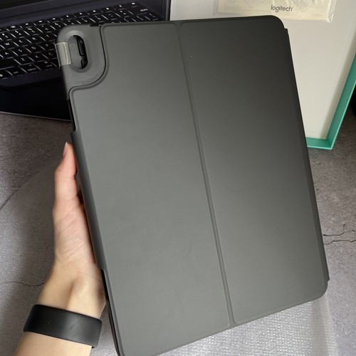 Logitech Slim Folio Pro Backlit Keyboard Case for iPad Pro 12.9"- French Azerty - Picture 4 of 11