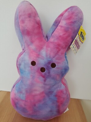 Peeps Purple Tye Dye Dress Up Plush Bunny 13   Easter 2023
