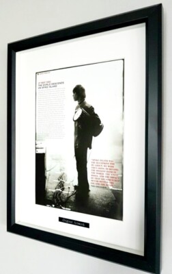 The Stone Roses Framed Genuine Programme Insert-fools gold-waterfall-Ian Brown 