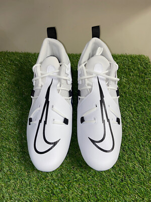 Nike Alpha Menace Pro 3 Football Cleat White Navy Black  display picture 1