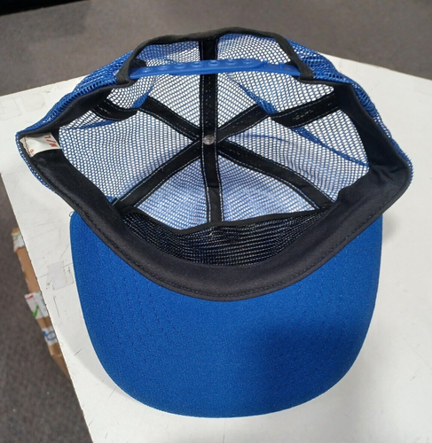 Vintage 1990s Hostess Trucker Mesh Blue Snapback hat Cap One Size Fits All - Picture 3 of 3