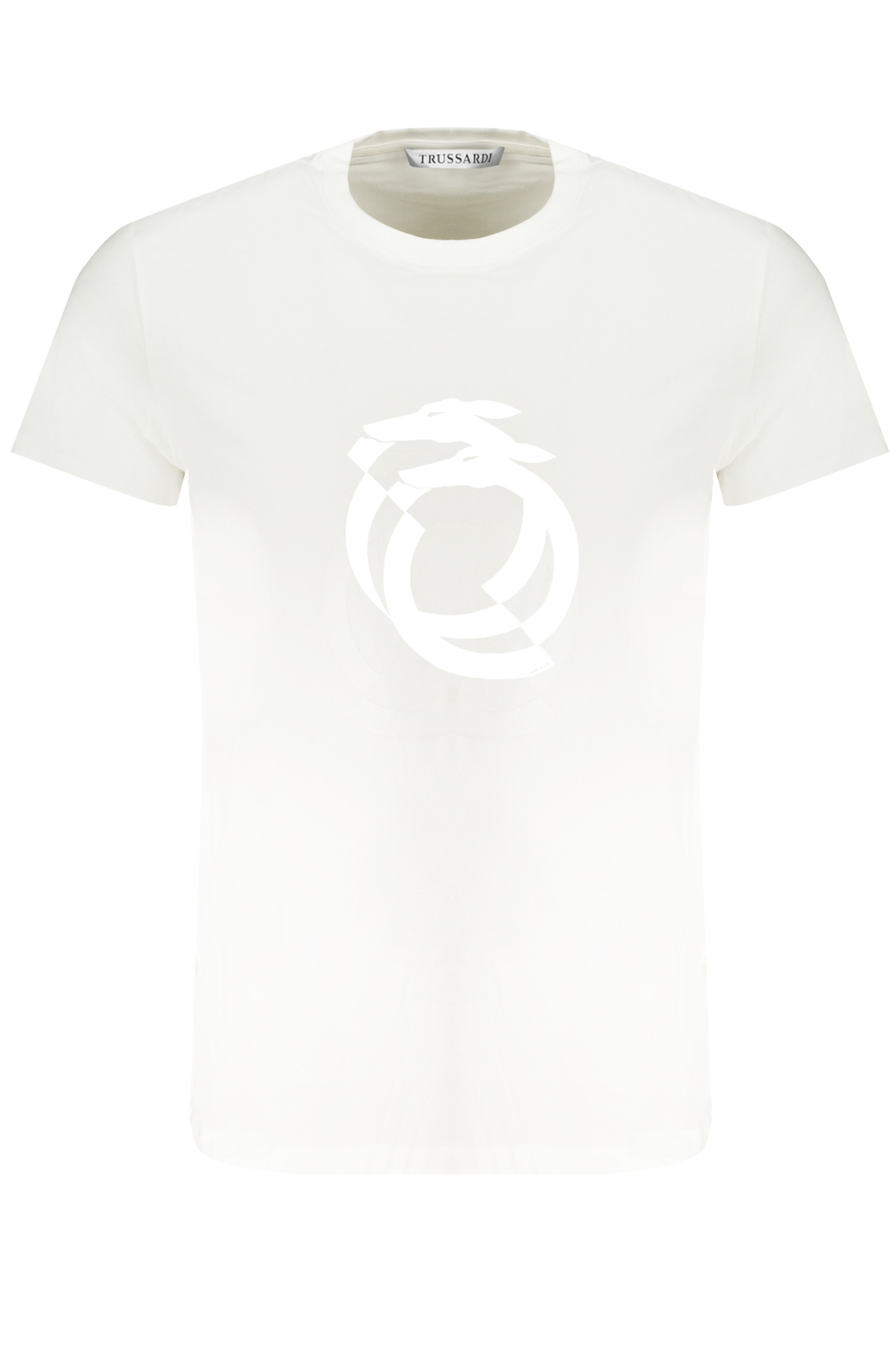 TRUSSARDI T-SHIRT MANICHE CORTE UOMO BIANCO