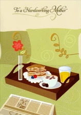 Breakfast Tray: Mother - Designer Greetings Mother's Day Card