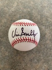 VIN SCULLY LOS ANGELES DODGERS SIGNED AUTOGRAPHED OFFICIAL BASEBALL COA RIP